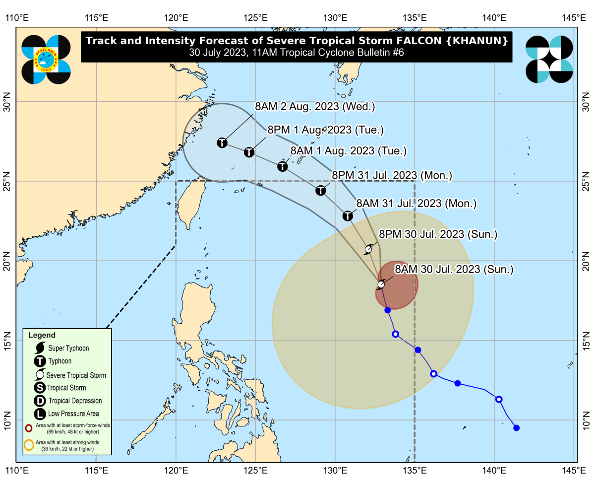 'Falcon' likely to escalate into a typhoon - Pinas Times