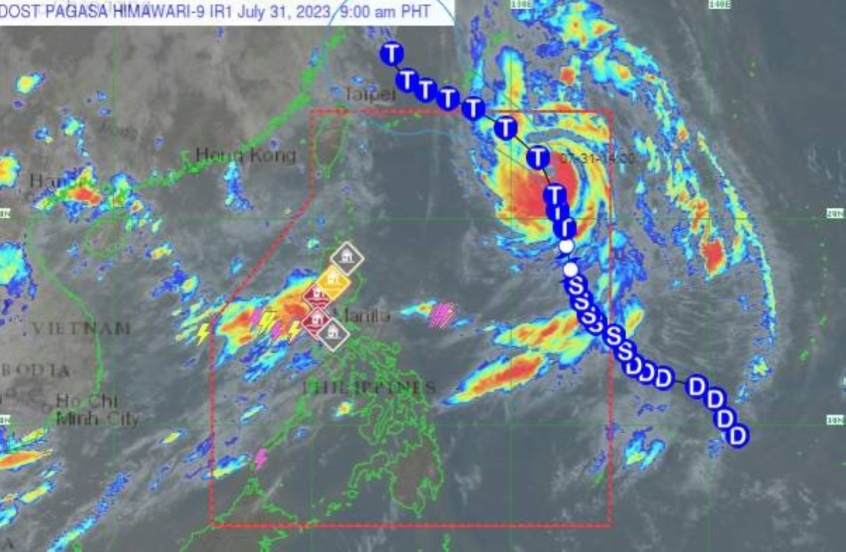 'Falcon' intensifies into a typhoon - Pinas Times