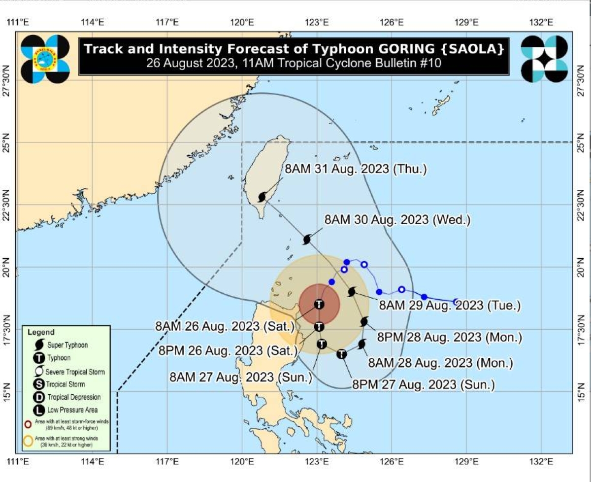 Signal no. 3 up in Cagayan, Isabela as Typhoon 'Goring' intensifies further - Pinas Times