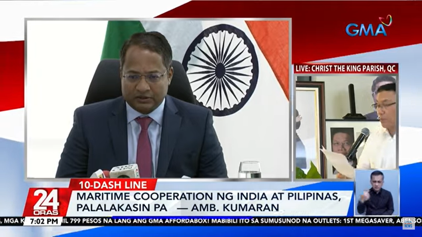 Philippines, India to boost maritime cooperation - Pinas Times