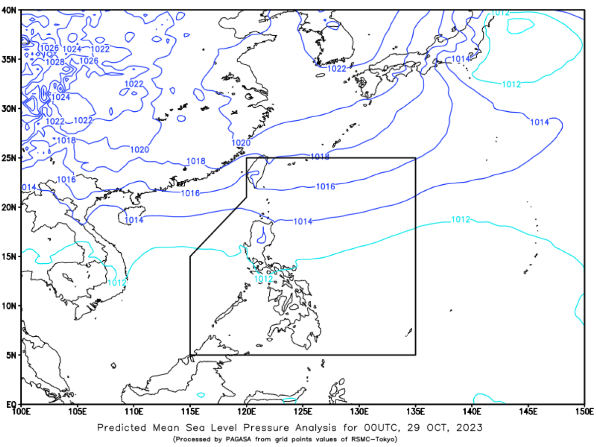 Low pressure area spotted off Mindanao - Pinas Times