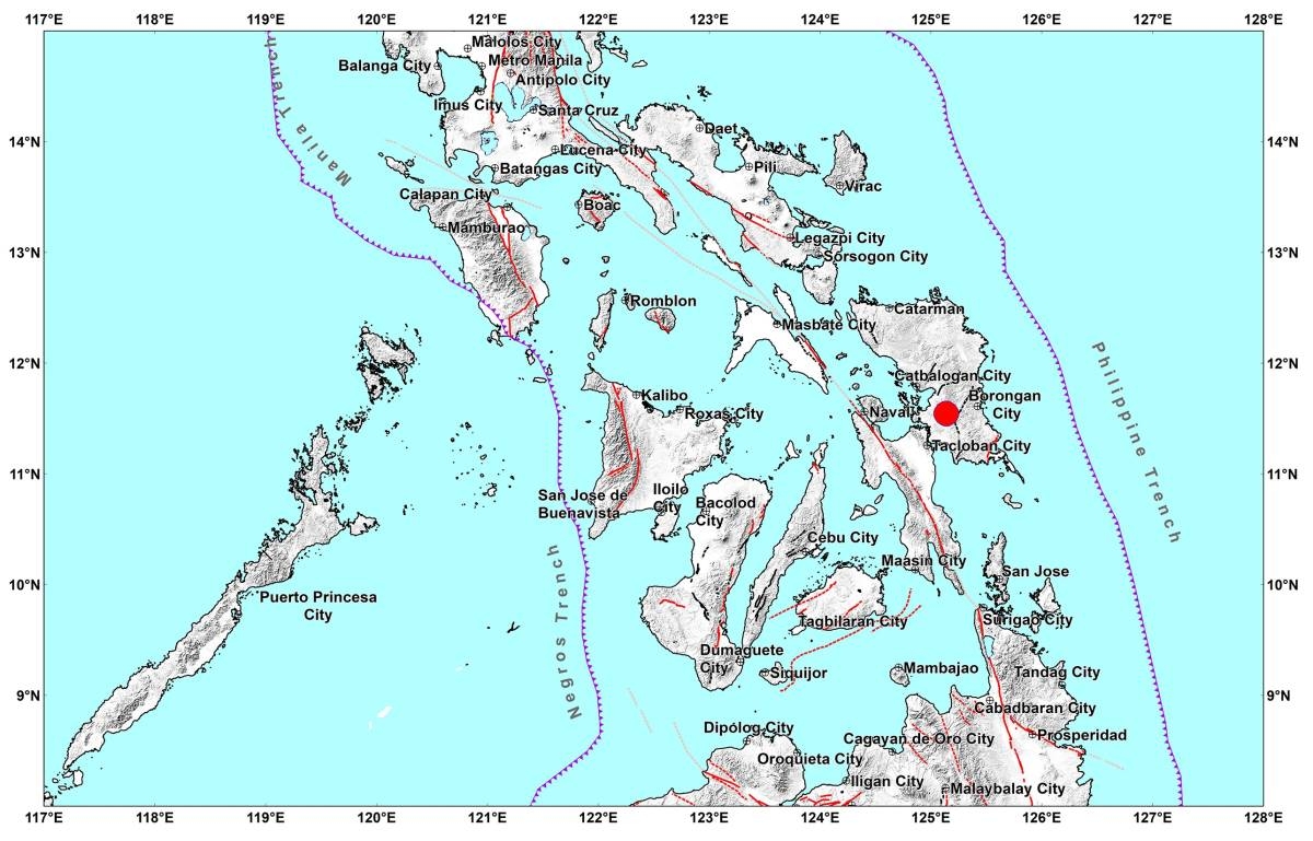 Magnitude 5.6 earthquake rocks Samar - Pinas Times