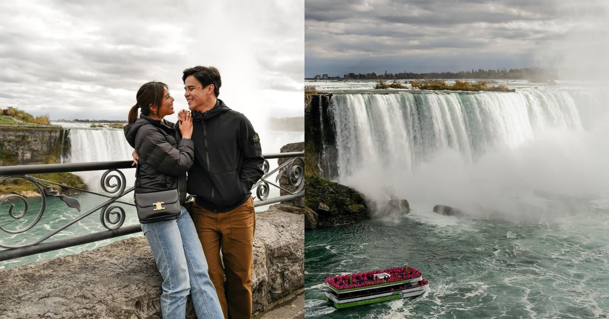 Khalil Ramos, Gabbi Garcia visit Niagara Falls in Canada - Pinas Times