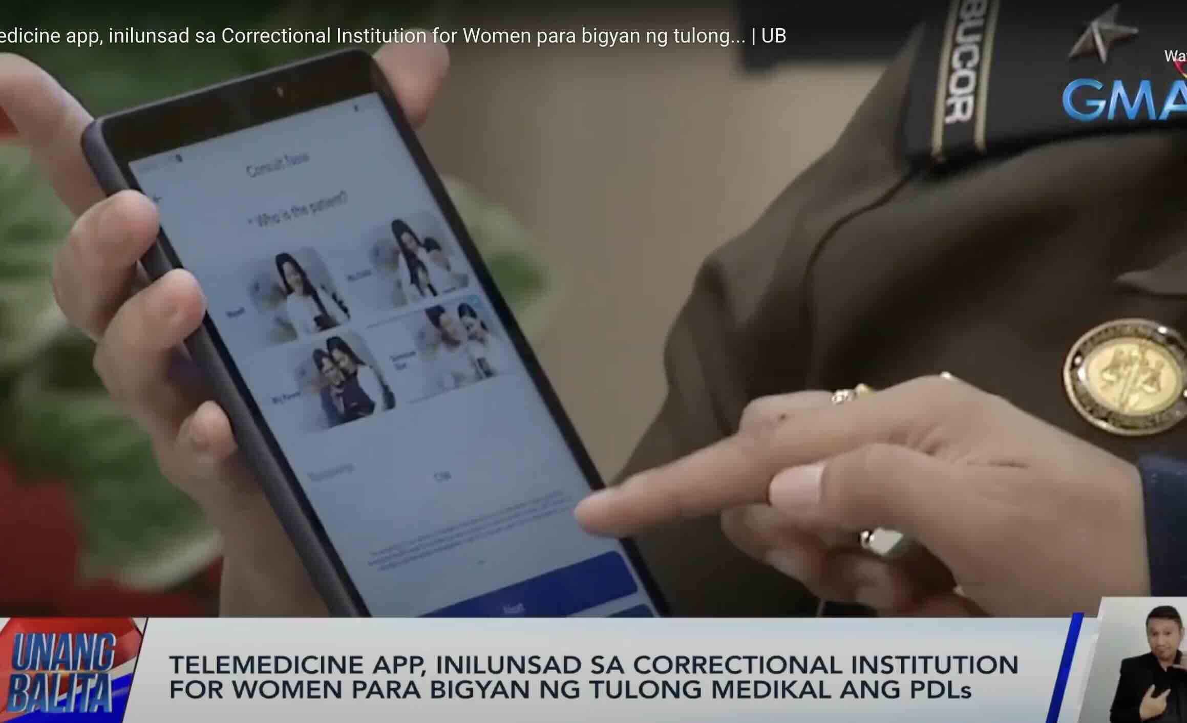 DOJ launches telemedicine app for PDLs - Pinas Times