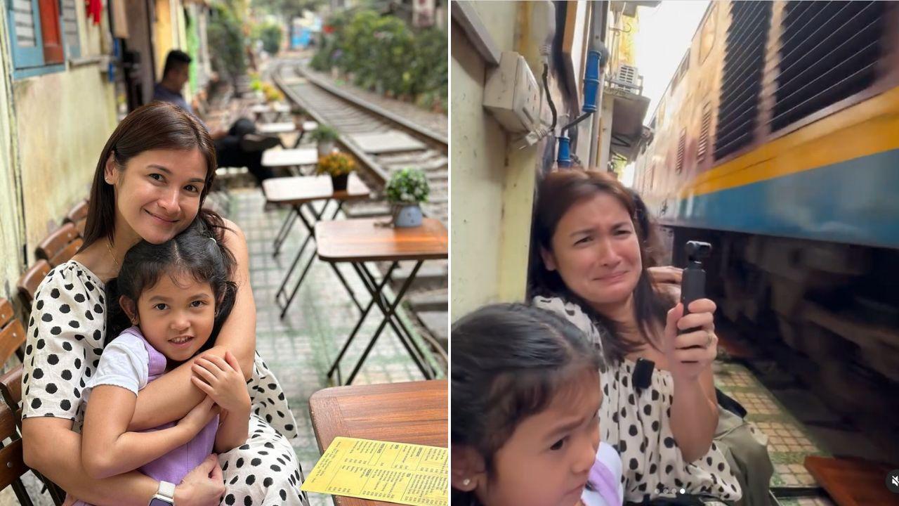 Camille Prats has a funny reaction to famous Hanoi train street: 'Tama ba tong ginawa namin' - Pinas Times