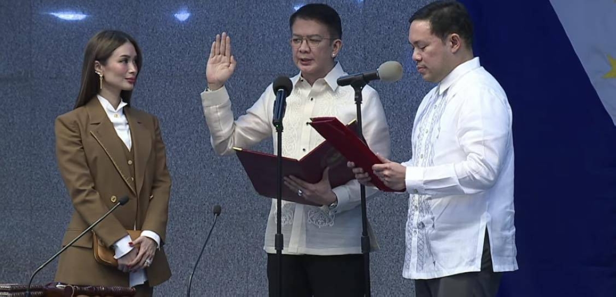 Escudero sworn in as Senate president - Pinas Times