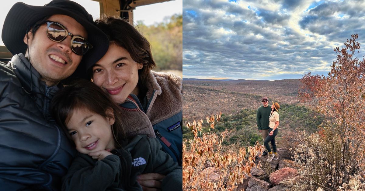 Anne Curtis, Erwan Heussaff, daughter Dahlia are the cutest trio in South Africa