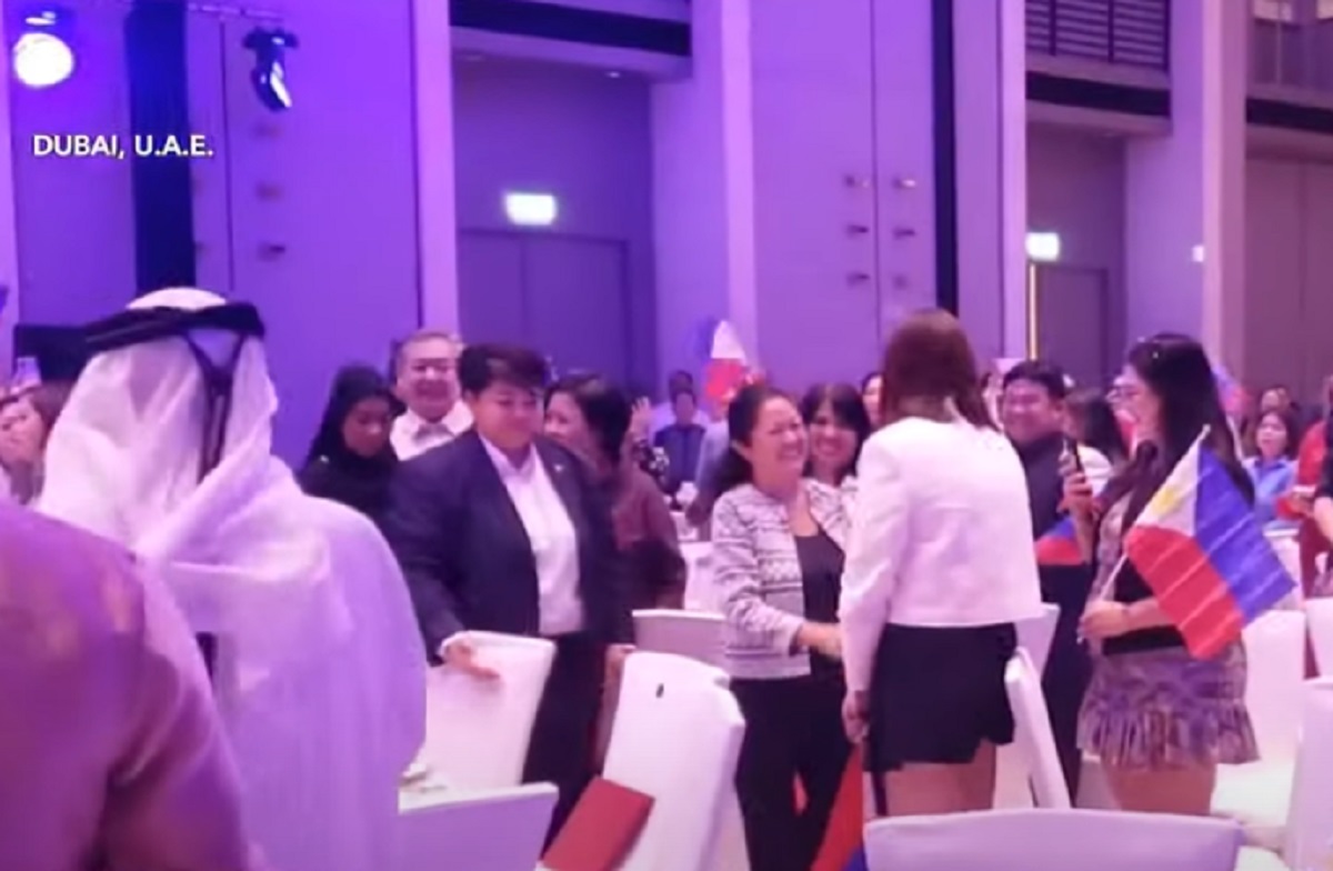 First Lady Liza Araneta-Marcos meets with Pinoy community in Dubai