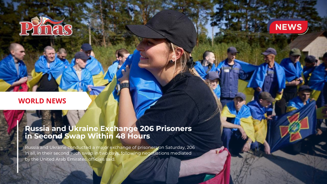 Russia and Ukraine Exchange 206 Prisoners in Second Swap Within 48 Hours - Pinas Times