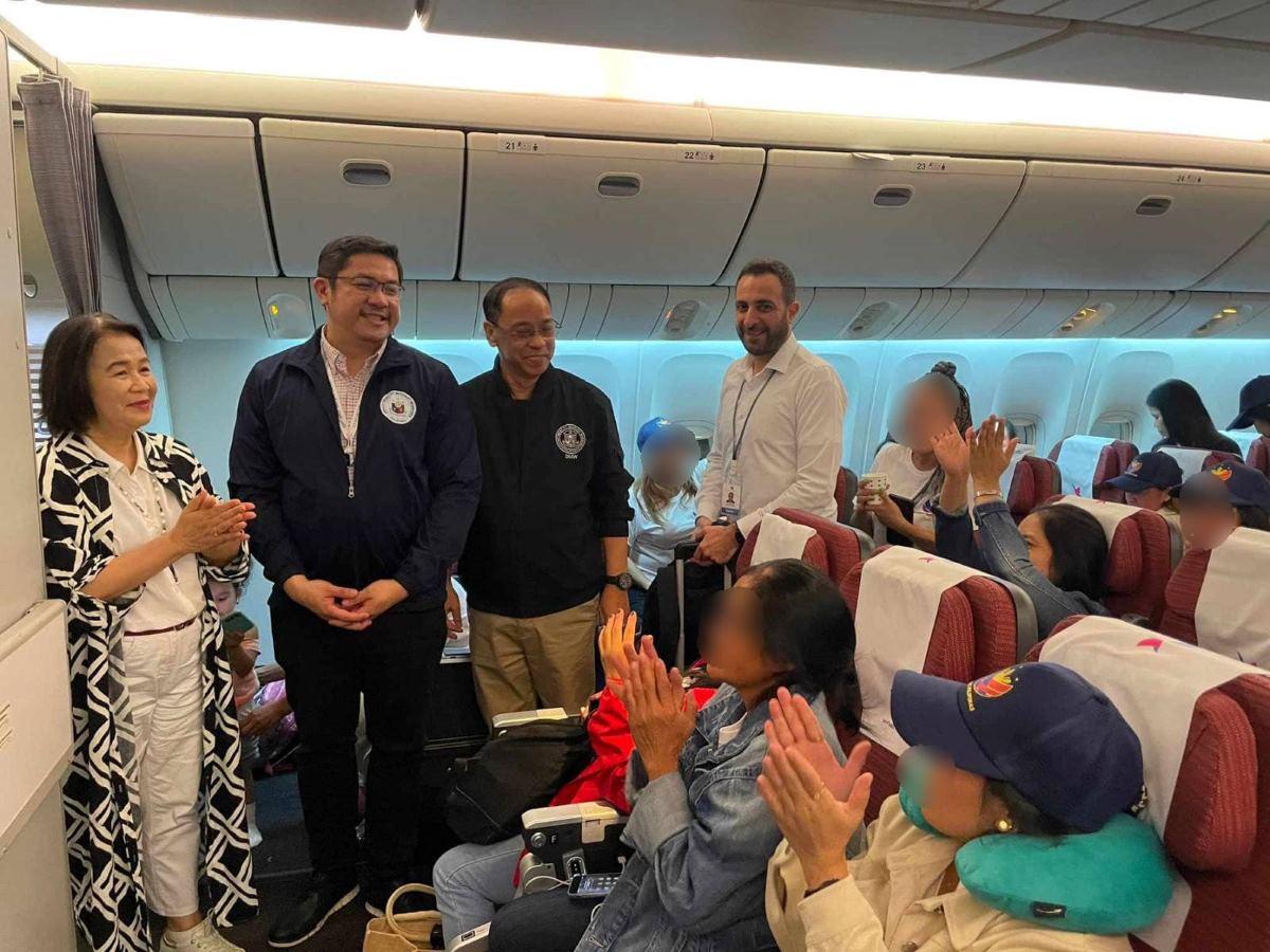 290 Filipino OFWs Return Home Safely from Lebanon on Special Flight