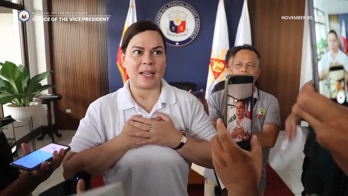 VP Sara Duterte Supports OVP Staff During House Hearings