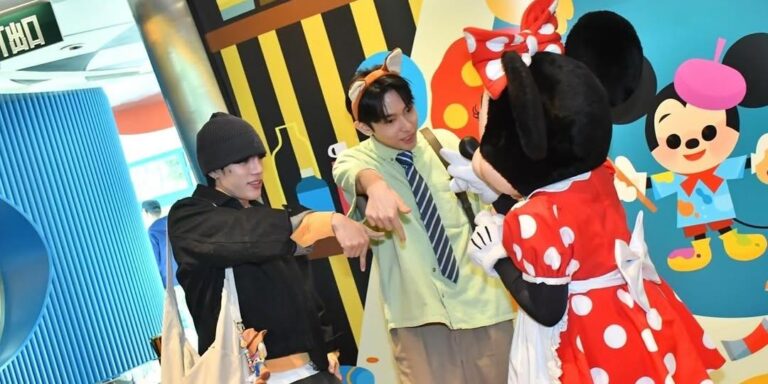 SB19's Justin and Stell Have Fun at Hong Kong Disneyland - Pinas Times